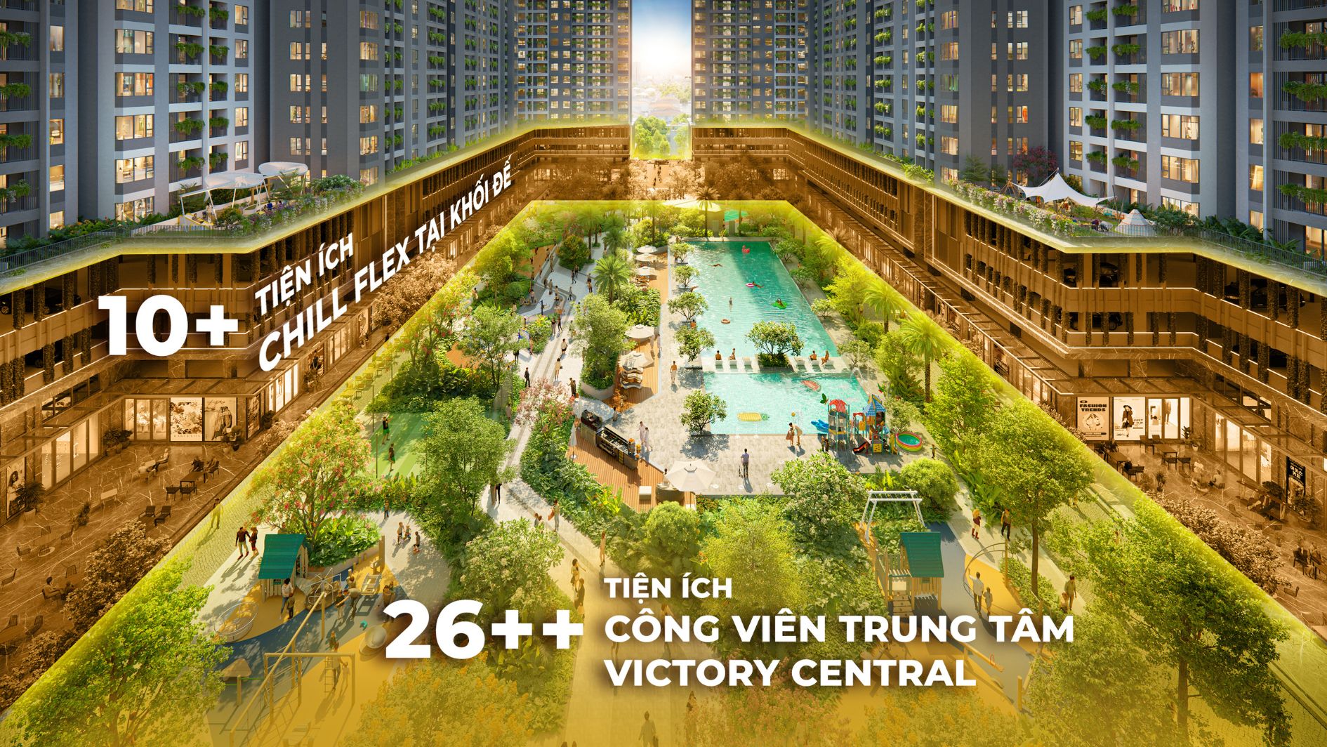 26 Tiện ích Victory Central The Win City