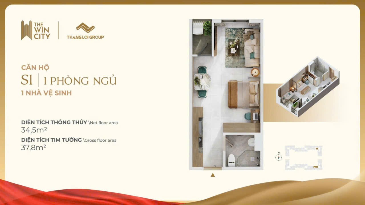 Layout The Win City Theo Mô Hình Compound Khép Kín